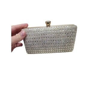 Lauren Lorraine Rhinestone Evening Clutch Bag Formal‎ Occasion Purse